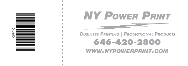 Western Event Ticket Product Back