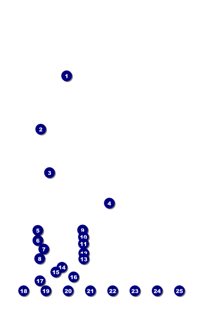 Steak & Beer Logo Poster Front Field Markers