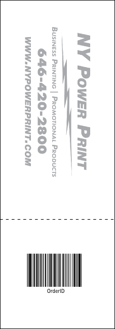 Ice Skating Event Ticket Product Back