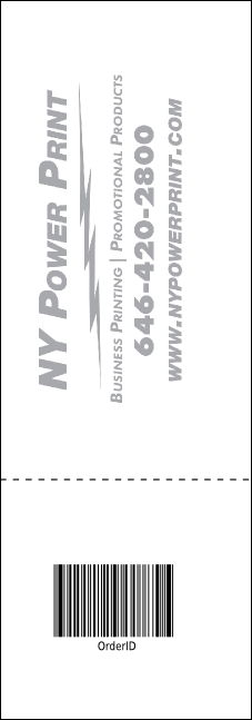 Our Town Raffle Ticket Product Back