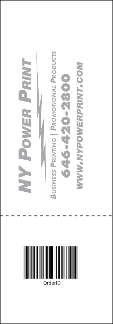 Blue Jeans Raffle Ticket Product Back