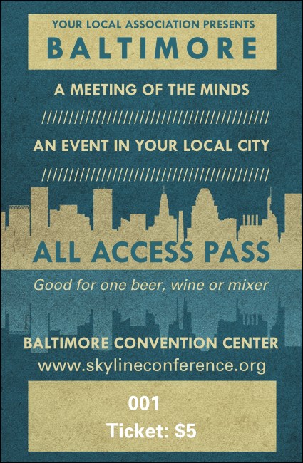 Baltimore Drink Ticket