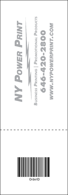 Billiards Event Ticket Product Back