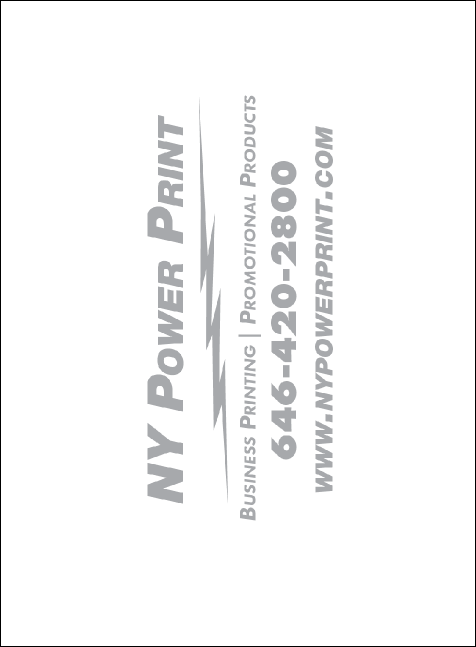 All Purpose Blue Invitation Product Back