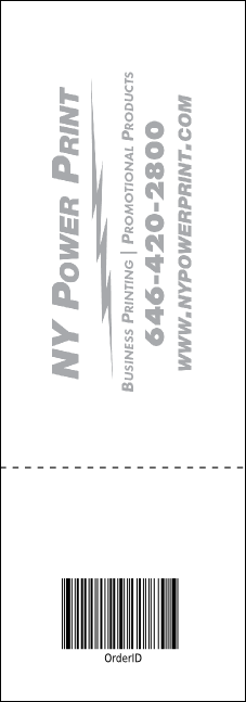 All Purpose Bright Raffle Ticket Product Back