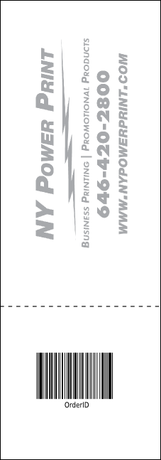 All Purpose Lights Raffle Ticket Product Back