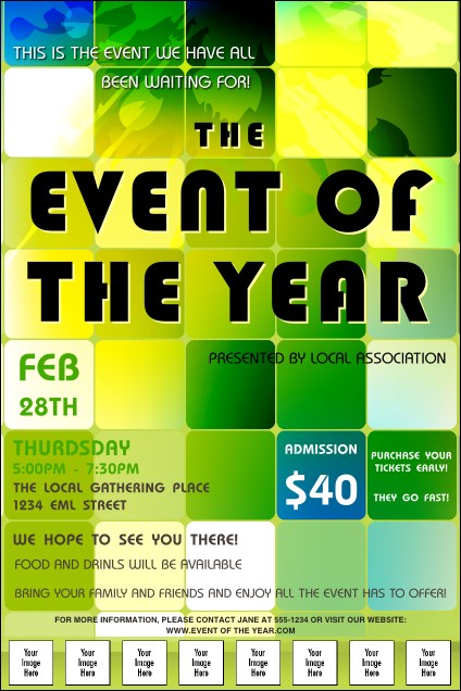 Squares Logo Poster Product Front