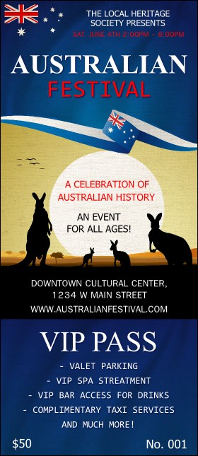 Australia VIP Pass Product Front