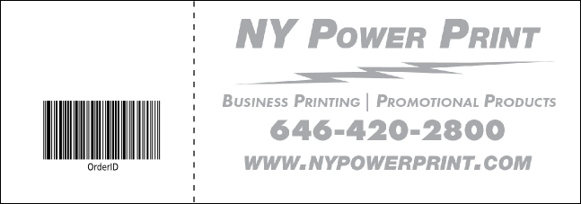 Atlantic City Event Ticket Product Back