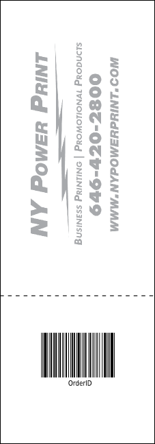 Books Raffle Ticket Product Back