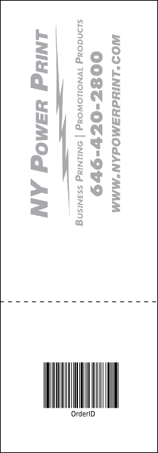 Casino Raffle Ticket Product Back