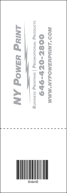 Chinese Raffle Ticket Product Back