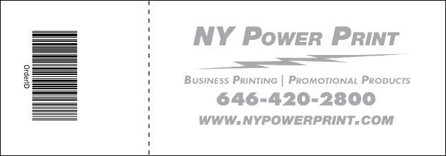 Climbing Event Ticket Product Back