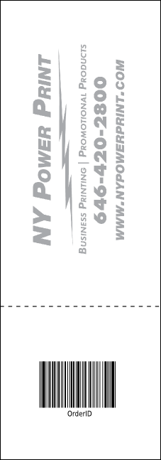 Cupcake Raffle Ticket Product Back