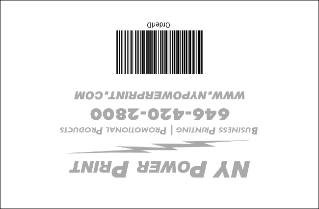 San Francisco Black & White Drink Ticket Product Back