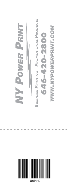 Hollywood Skyline Raffle Ticket Product Back