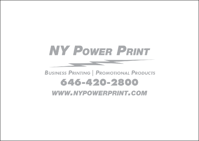 Fashion Show Postcard Product Back