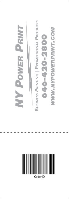 Retro Stripes Raffle Ticket Product Back