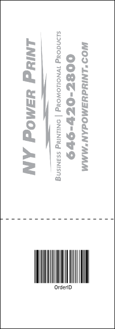 Swim Camp Raffle Ticket Product Back