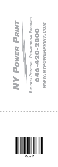 Spanish Festival Raffle Ticket Product Back