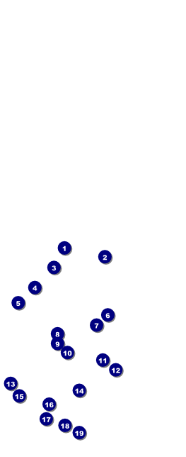 Green Ribbon Table Tent Front Field Markers