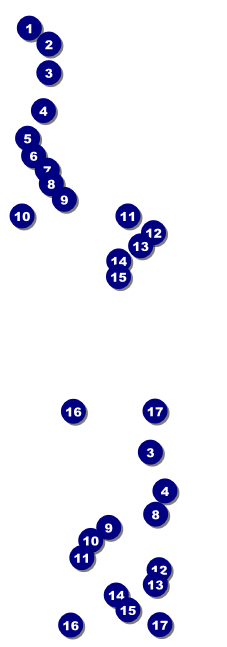 Blues Reserved  Event Ticket Front Field Markers