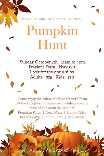 Pumpkin Patch Poster Product Front