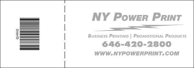 MMA Main Event Blue Reserved Event Ticket Product Back