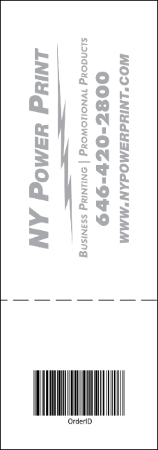 Spaghetti Reserved Event Ticket Product Back