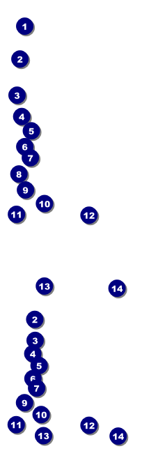Winter Reserved Event Ticket Front Field Markers