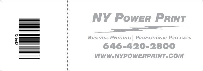 Norwegian Reserved Event Ticket Product Back