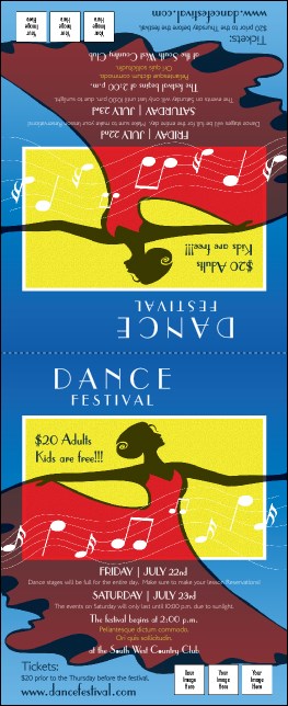Dance Festival Table Tent
