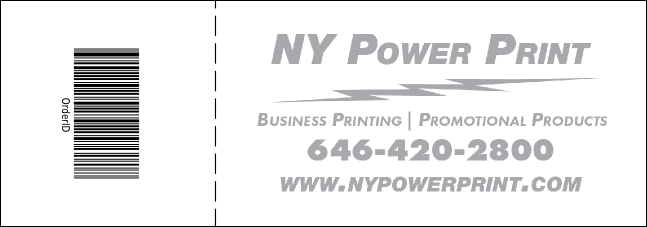 Boxing Reserved Event Ticket Product Back