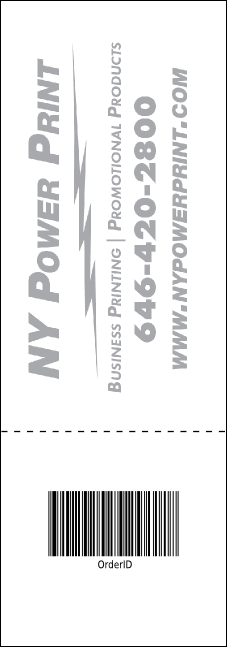 Christmas 001 Reserved Event Ticket Product Back