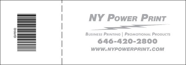 Christmas Ornament Purple Reserved Event Ticket Product Back