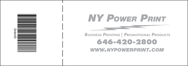 Christmas Poinsettia 001 Reserved Event Ticket Product Back