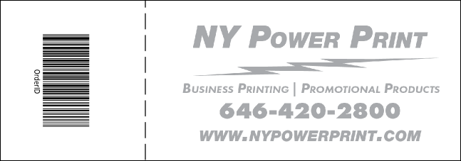 Christmas Reindeer 001 Reserved Event Ticket Product Back