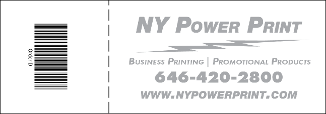 Color Logo Reserved Event Ticket Product Back