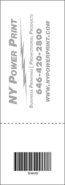 All Purpose Building and Streetlights Event Ticket Product Back