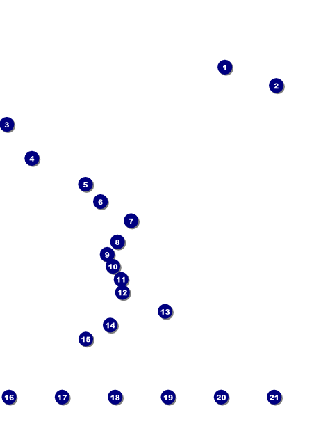 All Purpose Geometric Black and White Image Flyer Front Field Markers