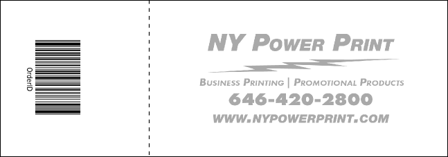 All Purpose buildings Black and White Event Ticket Product Back