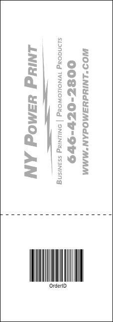 All Purpose Skyline Black and White Raffle Ticket Product Back