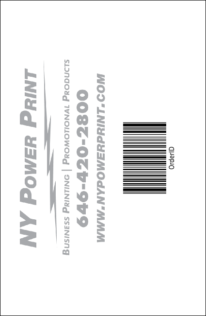 Silver Glitter Drink Ticket Product Back