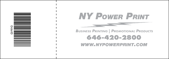 Bike Festival Event Ticket Product Back