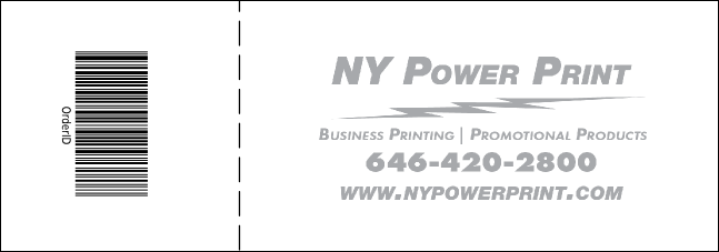 Color Logo Raffle Ticket 0007 Product Back