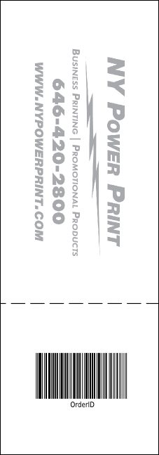 Dance Recital Reserved Event Ticket Product Back