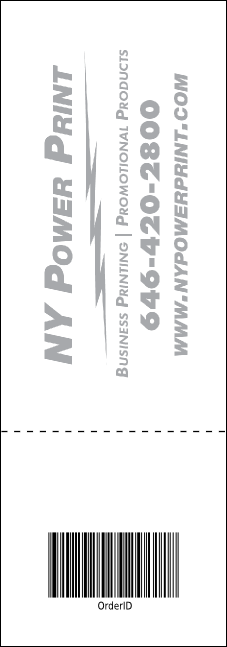 Jazz Dance Event Ticket Product Back