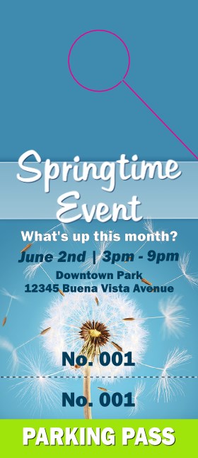 Dandelion Hang Tag Product Front