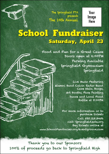 Education Chalk Board Postcard Mailer