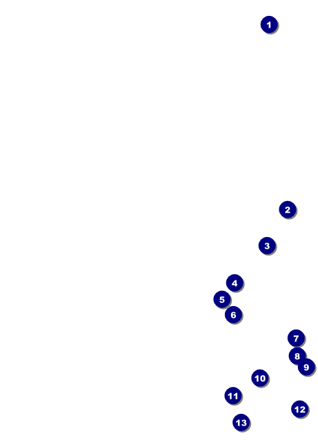 Valentine Heart Postcard Mailer Front Field Markers